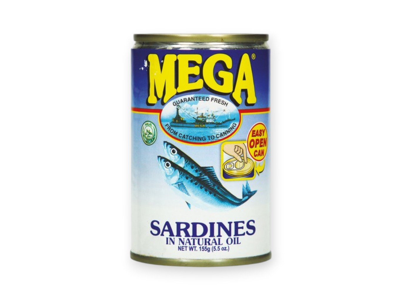 Levně Mega Sardinky v oleji 155g