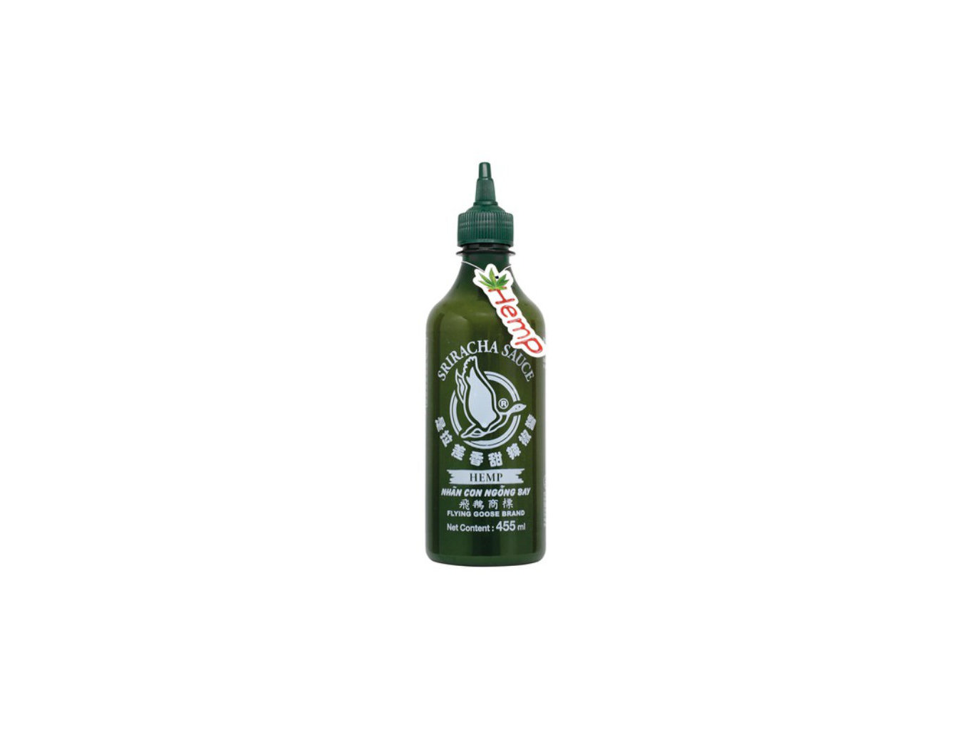 Flying Goose Omáčka Sriracha - zelená Hemp 455ml