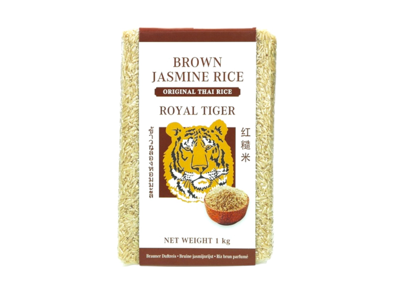 Levně Royal Tiger Hnědá jasmínová rýže 1kg