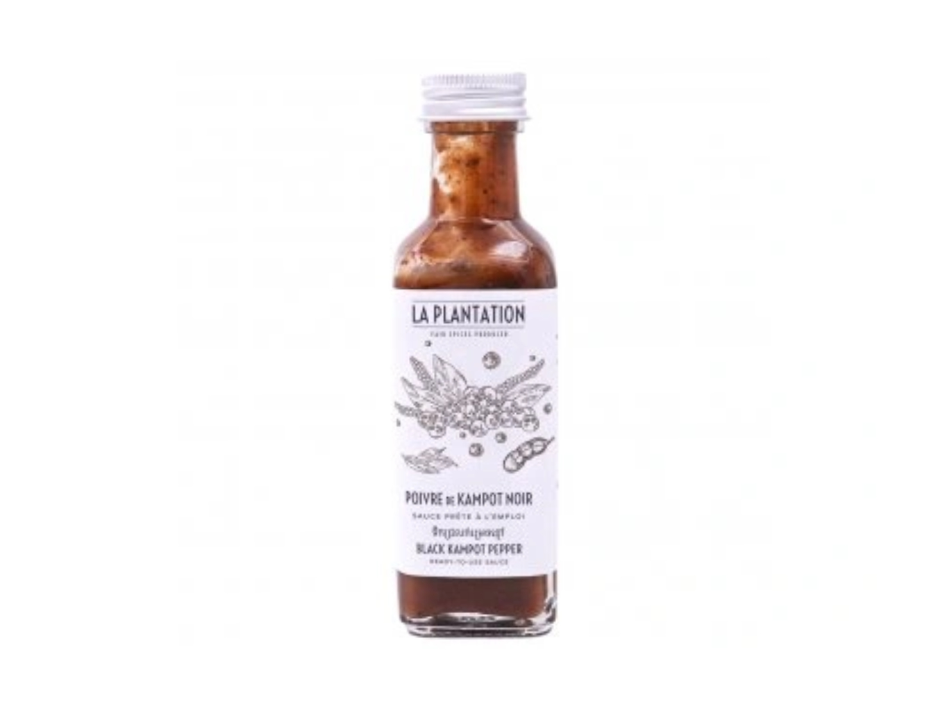 La Plantation Omáčka Black Kampot pepper 100ml