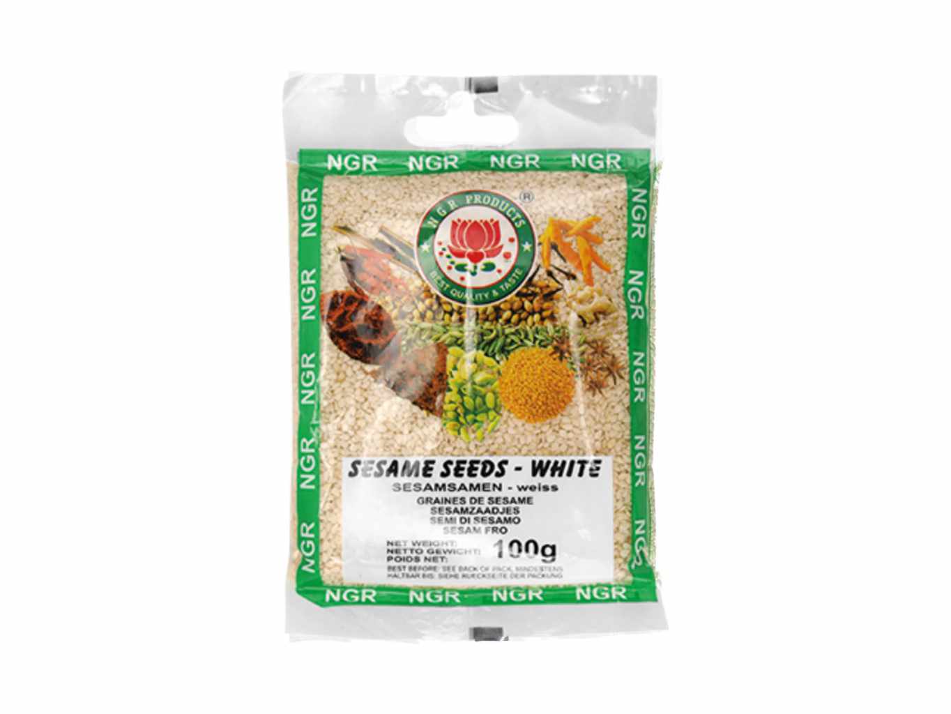Levně NGR Sezam bílý - loupaný 100g