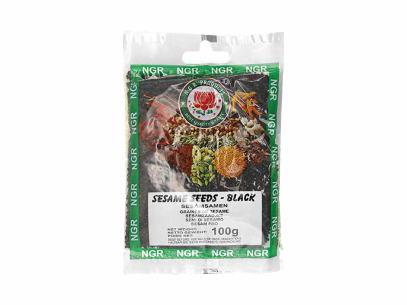 Levně NGR Sezam černý - neloupaný 100g