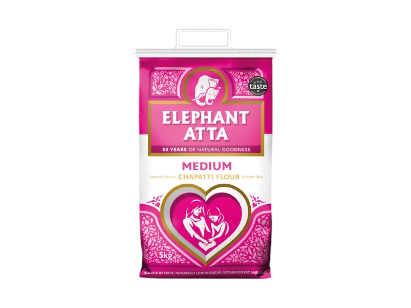 Levně Elephant Atta Mouka na indické Chapatti Medium 5kg