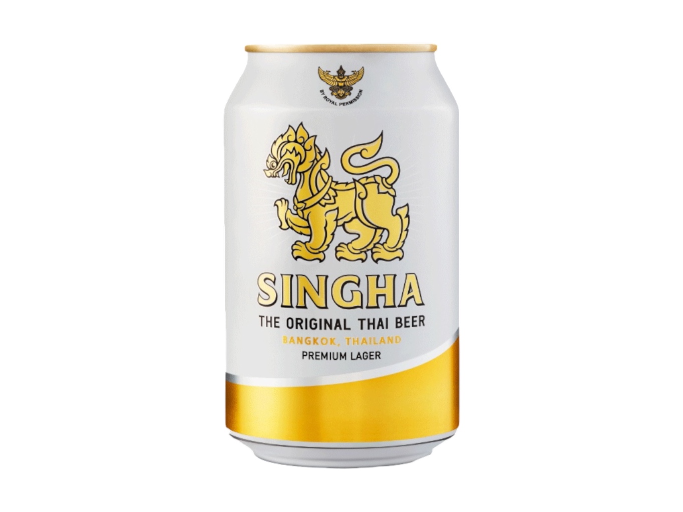 Thajské pivo Singha 330ml - plech