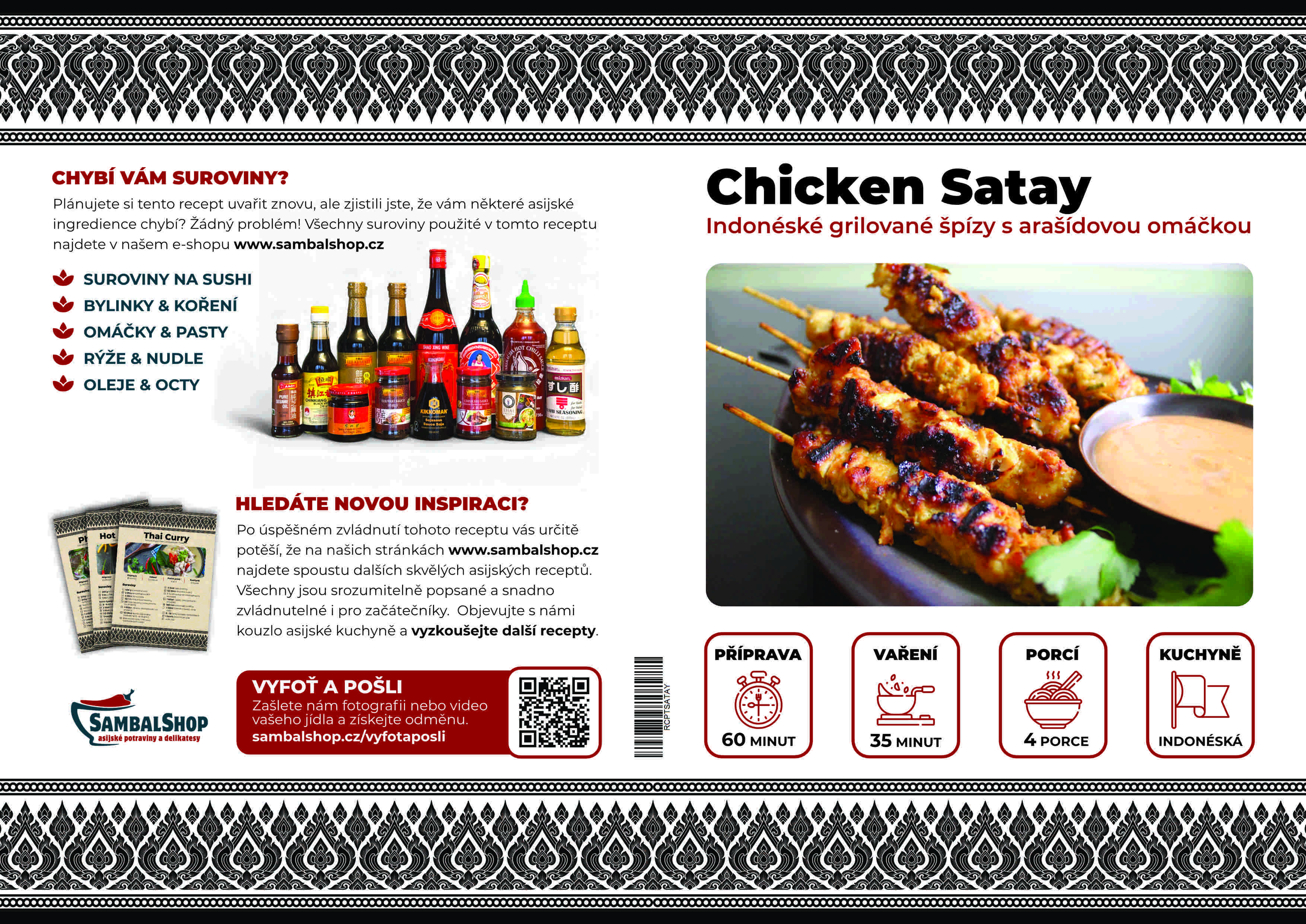 ROSELAN Recept na přípravu Satay
