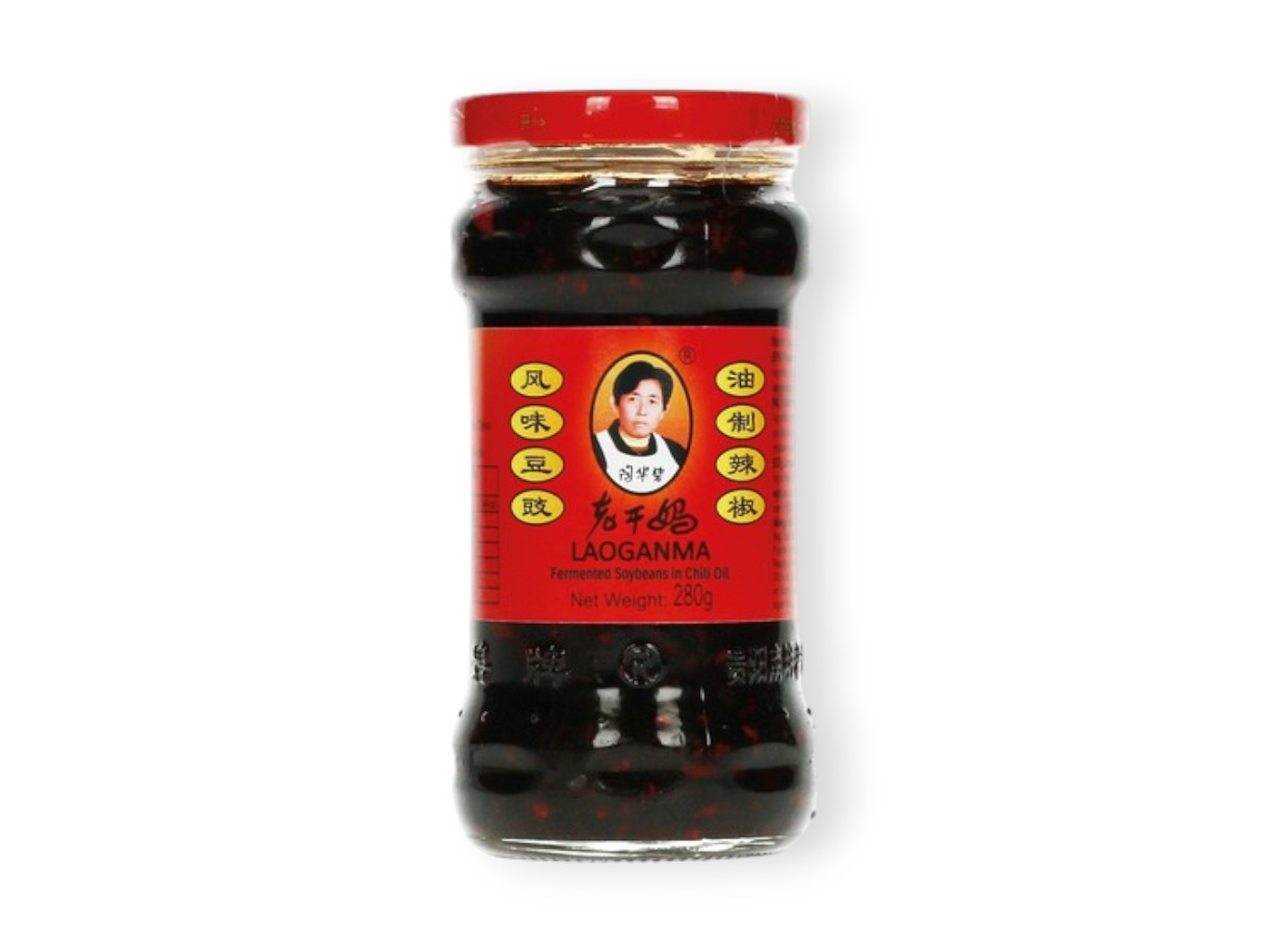 Lao Gan Ma Fermentované sojové boby v chilli oleji (Douchi) 280g