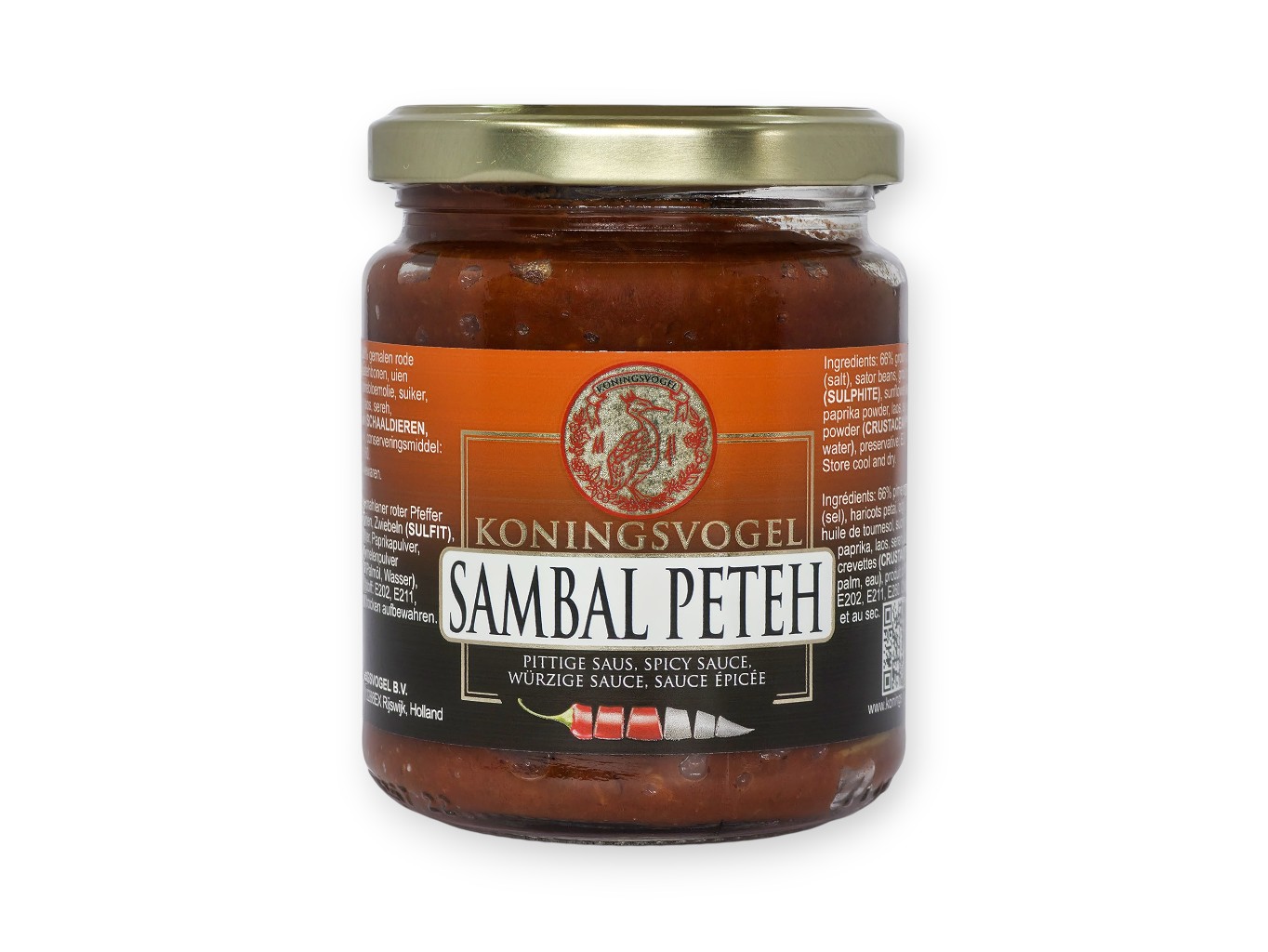 Köningsvogel Sambal Peteh 265g