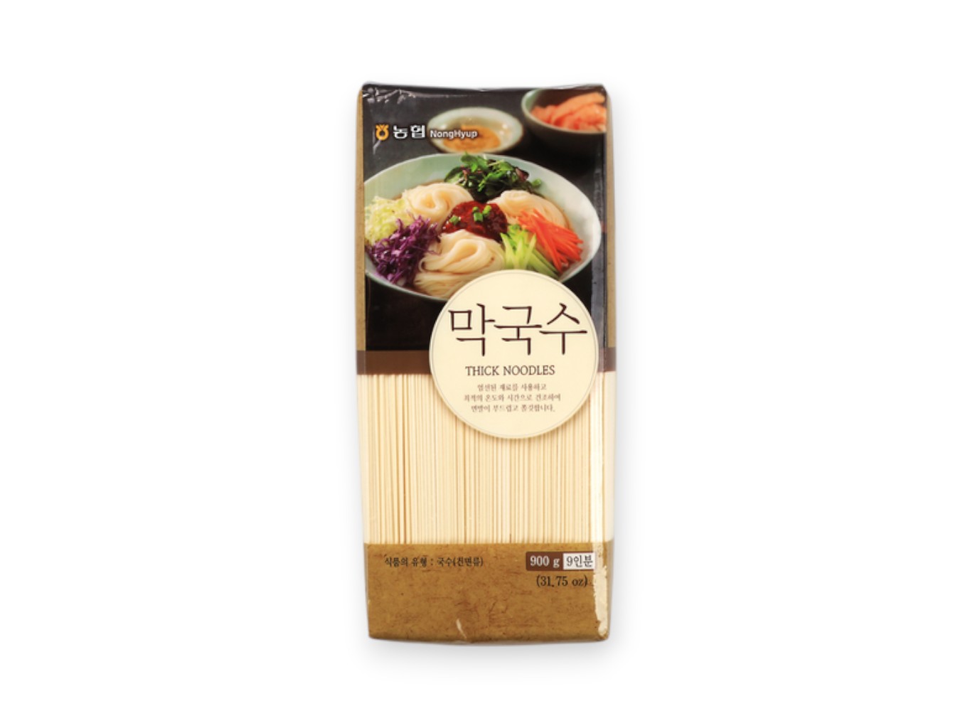Levně NongHyup Tlusté korejské nudle 900g