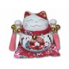 Porcelánová kočka Maneki Neko - bílá