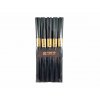 Čínské jídelní hůlky - Tmavé dřevo 5 párů