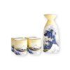 Japonský set na Saké Kawaii Hokusai