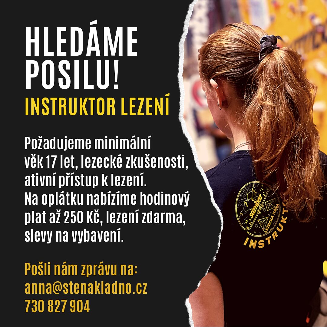 Hledáme posilu našeho týmu - brigáda v obchodě, lanovém parku či na lezecké stěně