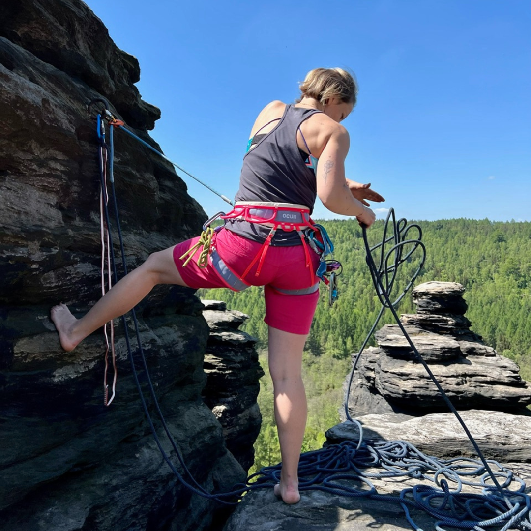 Jak na jištění na písku - usnadnění pro jištění při lezení na pískovci.