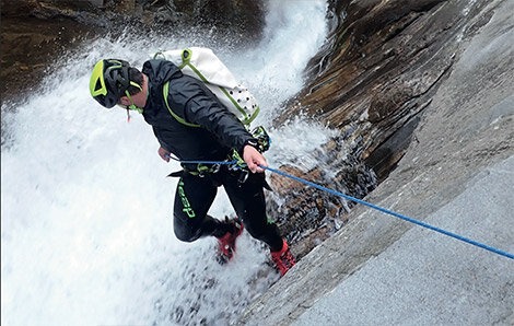 Canyoning s plovoucím lanem Edelrid