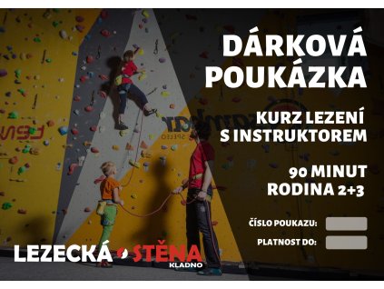 Dárková poukázka 90 minut, pro rodinu