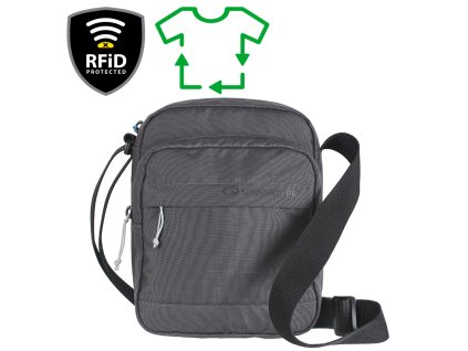 LIFEVENTURE RFiD Shoulder Bag Recycled - Taštička