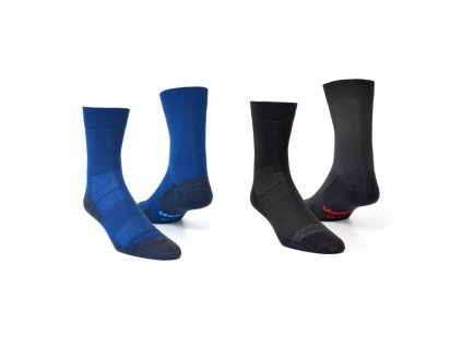 VAVRYS LIGHT TREK CMX 2020 2pack modrá + černá -   ponožky