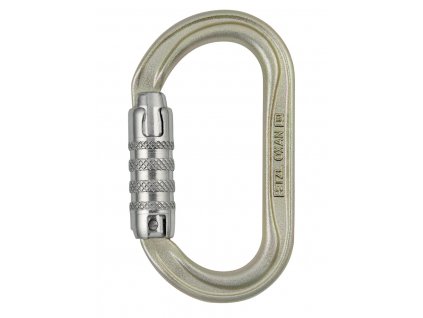 PETZL OXAN TRIACT LOCK ocelová karabina se zámkem triact