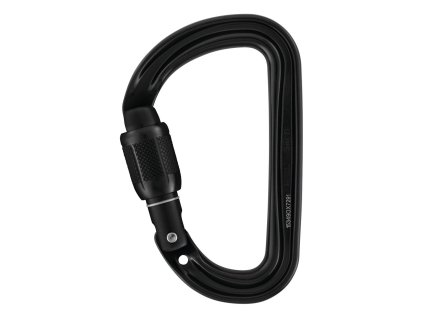 PETZL SMD SCREW LOCK karabina se šroubovací pojistkou ČERNÁ