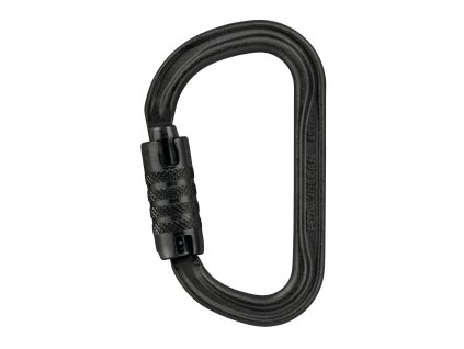 PETZL VULCAN TRIACT LOCK ocelová karabina autom.zámek INT ČERNÁ