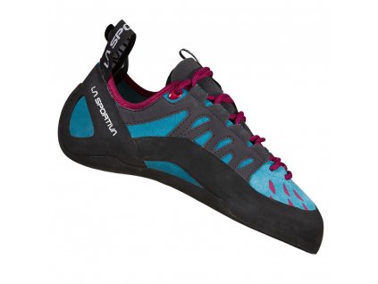 LA SPORTIVA Tarantulace Woman 2022 - lezečky (Barva Topaz/Red Plum, Velikost EU 38,5)