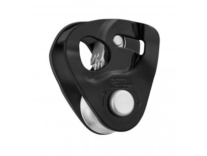 PETZL NANO TRAXION kladka s blokantem ČERNÝ