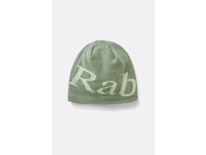 Rab logo beanie darkfiggreen figgreen čepice