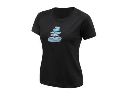 SENSOR Merino Blend Stone - Dámské funkční triko kr.rukáv