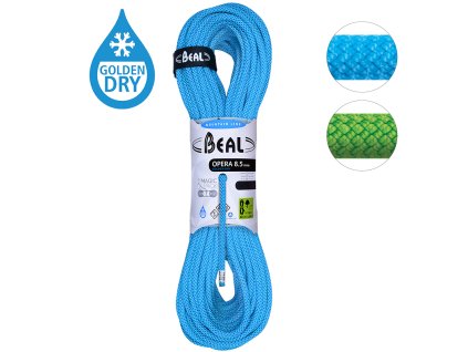 BEAL Opera Unicore 8,5 mm GD BLUE 80 m - Dynamické lano