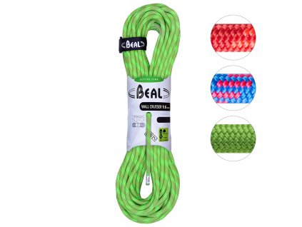 BEAL Wall Cruiser Unicore 9,6 mm GREEN 30 m - Dynamické lano