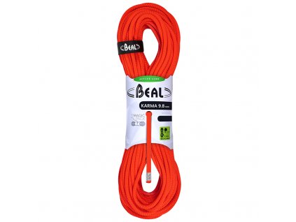 BEAL Karma 9,8 mm ORANGE 60 m - Dynamické lano