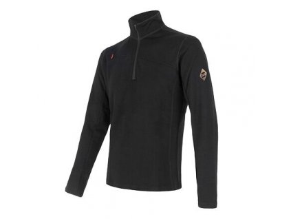 SENSOR Merino Upper - Pánská mikina krátký zip