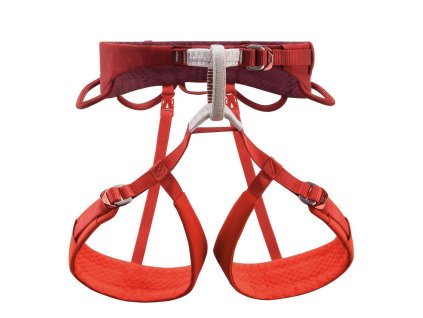 PETZL ADJAMA DARK RED - pánský sedací úvazek (Velikost L)