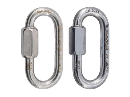 CAMP Oval Quick Link 8mm - Šroubovací spojka (Varianta 8 mm, Treatment stainless steel)