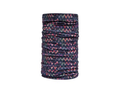 SENSOR TUBE MERINO IMPRESS šátek multifunkční deep blue/origami (Barva modrá)