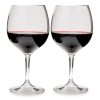 GSI Outdoors Nesting Red Wine Glass Set - Set skleniček