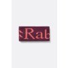 rab knitted logo headband mulberry hibiscus čelenka
