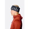 rab knitted logo headband tempestblue lightzinc čelenkarab knitted logo headband tempestblue lightzinc qab 40 tlz model side