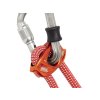 PETZL DUAL CONNECT ADJUST dvojitá smyčka s 1 nastavitelným ramenem červená