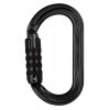 PETZL OK TRIACT LOCK karabina ovál s automatickou pojistkou ČERNÁ
