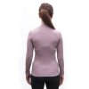 SENSOR MERINO DF dámské triko dl.rukáv zip mystic violet (Velikost L, Barva fialová)