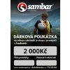 SAMBAR Dárková poukázka na nákup outdoorového a lezeckého vybavení a oblečení