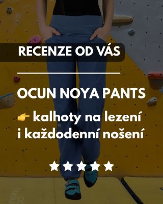Noya pants od Ocúnu jsou u nás dlouhodobě srdcovka. Nosíme je na stěnu, na výlety i do práce - a když nám napíšete, že je...