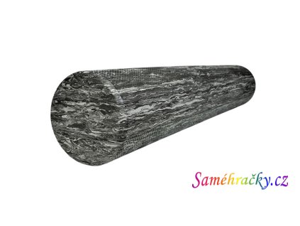 Masážní válec KÖCK Pilates Foam roller 90 x 15 cm (Barva Fialovo-černý mramor)