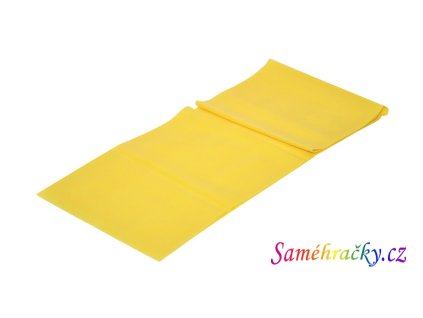 Aerobic band 120 cm cvičební guma pás, obtížnost lehká "A" (Barva Růžová)