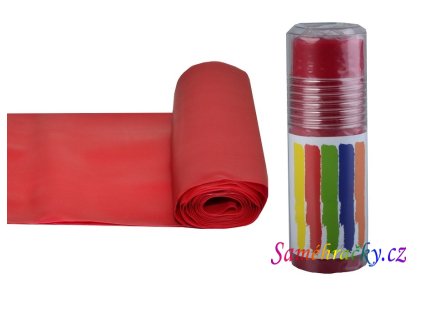 aerobic band 2 m posilovaci guma stredne silna cervena