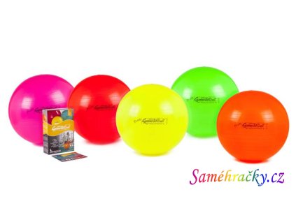 GymnastikBall FLUO 75 cm - Ledragomma (Barva Červená)
