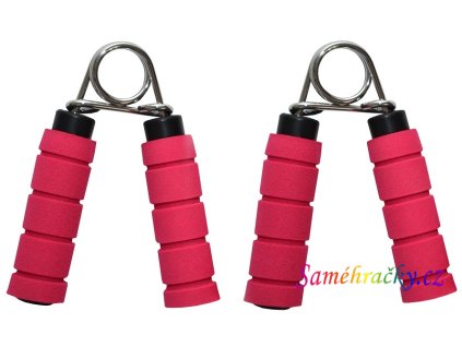 posilovaci kleste par do dlane ruzova