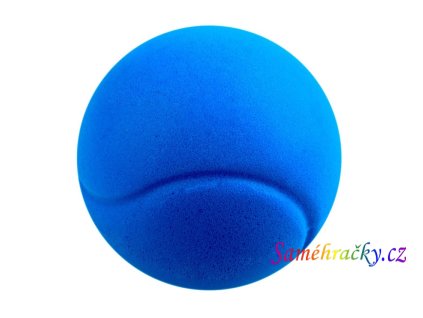 molitanovy softovy micek 70 mm s prolisem modra