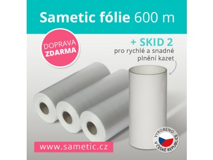 Sametic 600 metrov fólie do kaziet košov Sangenic, Angelcare a ďalších košov na plienky